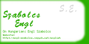 szabolcs engl business card